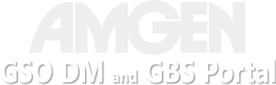 Amgen GSO DM and GBS Portal